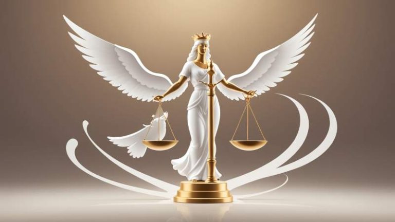 An elegant vector illustration showing a scale of justice, a dove, and an outline of Australia symbolizing women's human rights advocacy.