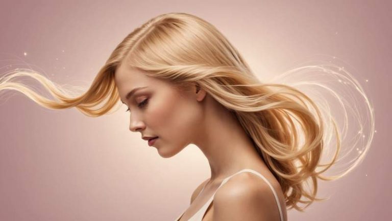 Minimalist illustration of a golden blonde hair strand with soft glowing light, symbolizing blonde hair appreciation in Australia.