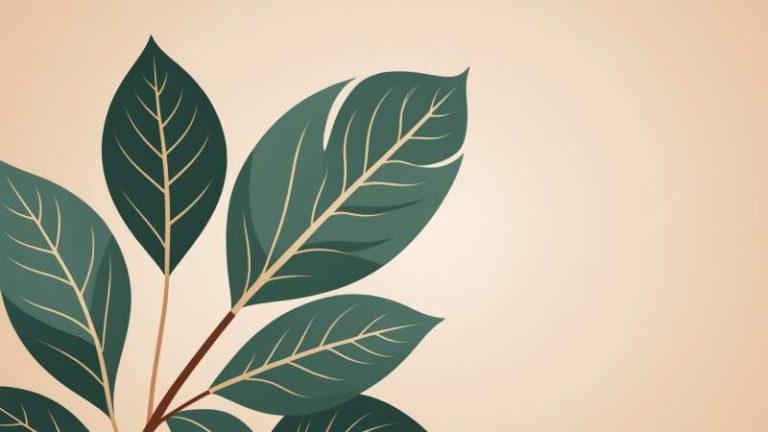 A symbolic illustration with eucalyptus leaf and Aboriginal dot painting pattern representing National Sorry Day in Australia.