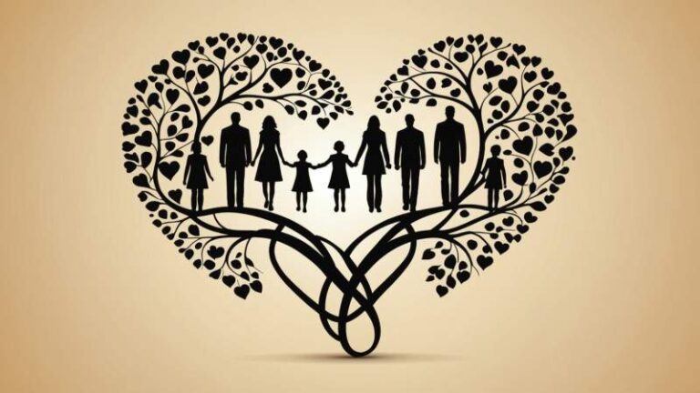 An elegant vector illustration of a stethoscope intertwined with a family tree symbolizing family doctors in Australia.