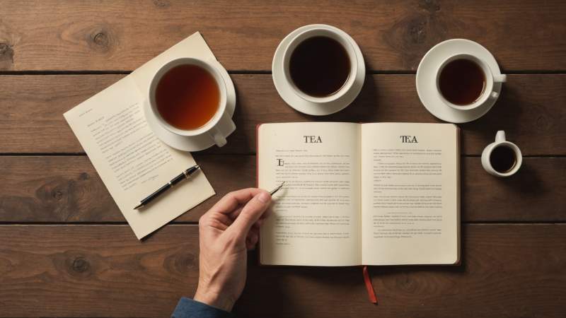 Illustration of vintage letters, a wristwatch, and a cup of tea symbolizing reconnecting with old friends in Australia.